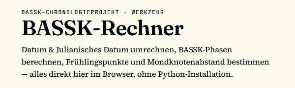 BASSK Rechner